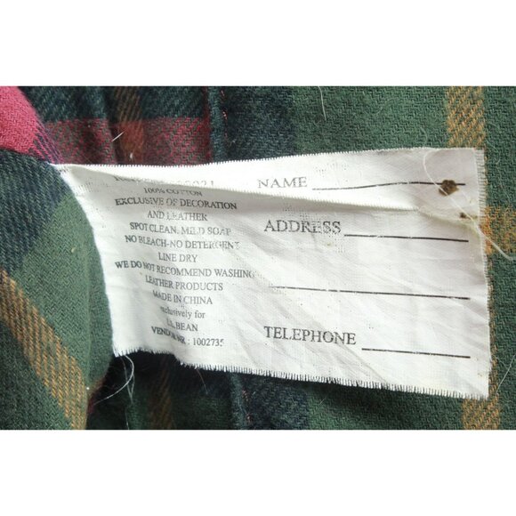 LL Bean Unisex Heritage Waxed Canvas Messenger Bag Black - Picture 14 of 15